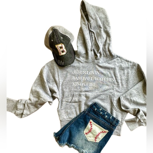 NEW! Jesus & Baseball Sweatshirt - Picture 2 of 6